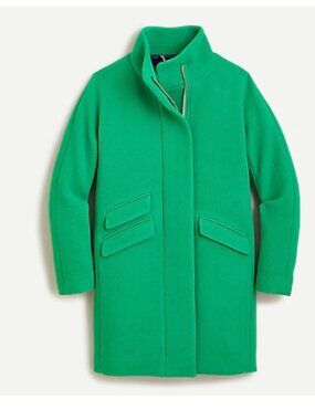 J crew Cocoon Coat 2p 2 petite Italian stadium cloth